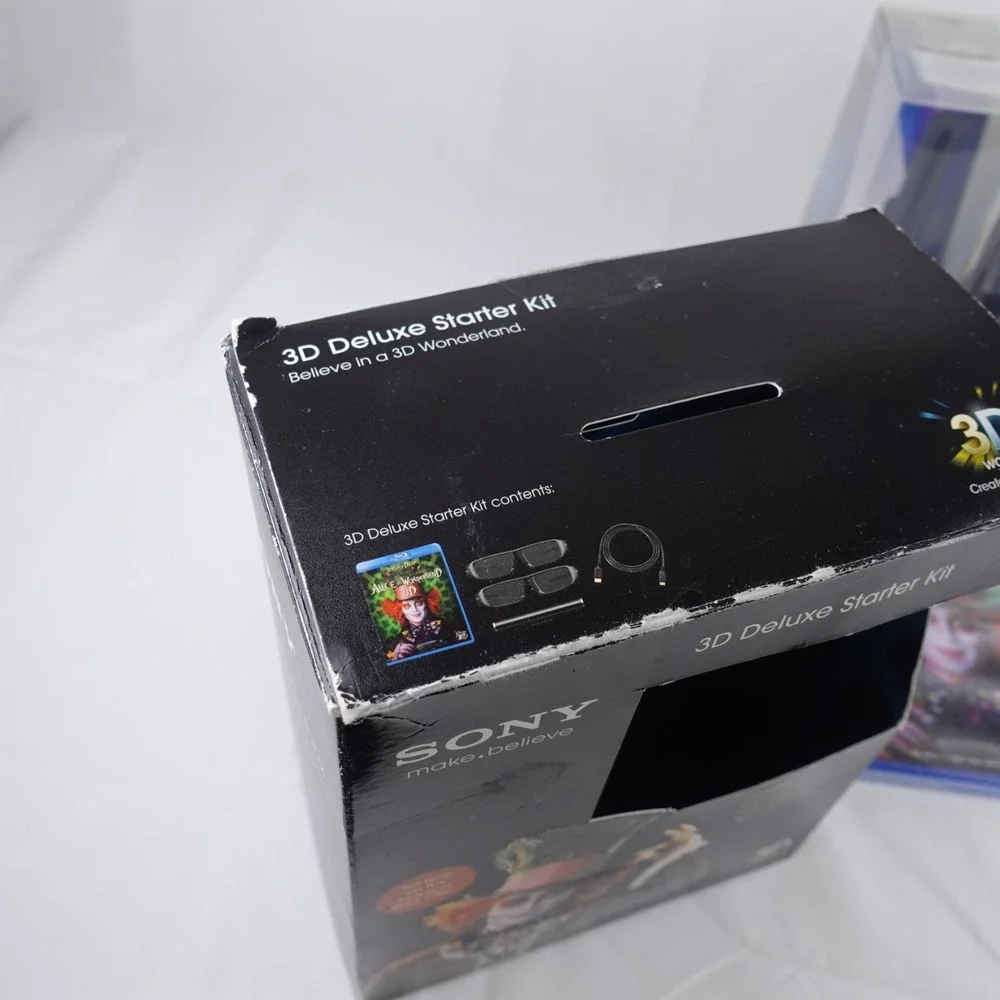 Sony 3D Deluxe Starter Kit w/ Alice in Wonderland Blu-ray 3D Movie